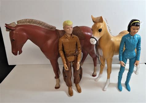 Vintage Johnny West Marx Figuresjay Westjanice Westmarx Etsy