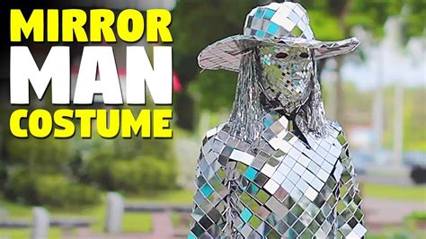 Mirror Suit Ultimate Mirror Man Costume Reflective Outfit