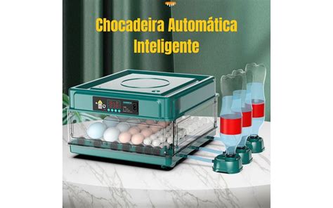 Chocadeira Incubadora para chocar até 72 ovos 220v rolagem