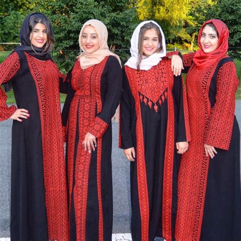 Palestinian Thobe Israeli Clothing Palestinian Embroidery Dress