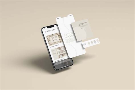 Instagram Post Mockup - Mockup Line - Premium Mockup Templates