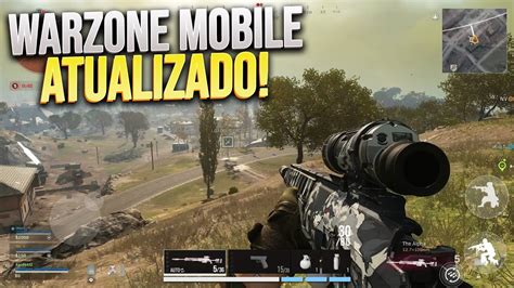 NOVA ATUALIZAÇÃO DO WARZONE MOBILE GAMEPLAY ATUALIZADA YouTube