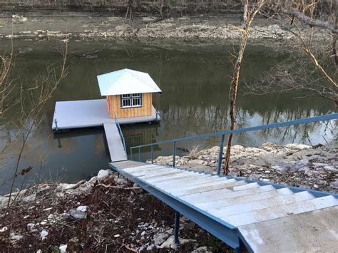 Boat Dock And Steel Stairs Herrington Lake Danville Kentucky Area Cocanougher S Dock