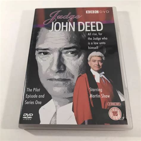 Judge John Deed The Pilot And Series One Dvd Region 4 Pal Martin Shaw