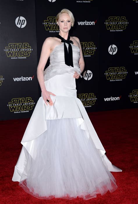 GWENDOLINE CHRISTIE at Star Wars: Episode VII – The Force Awakens Premiere in Hollywood 12/14 ...