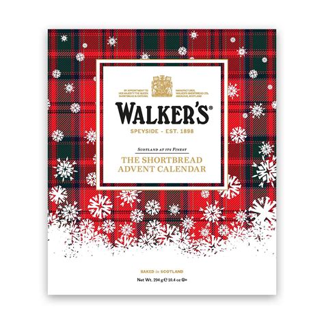 Walkers Shortbread Cookie 2022 Calendario de Adviento navideño 28