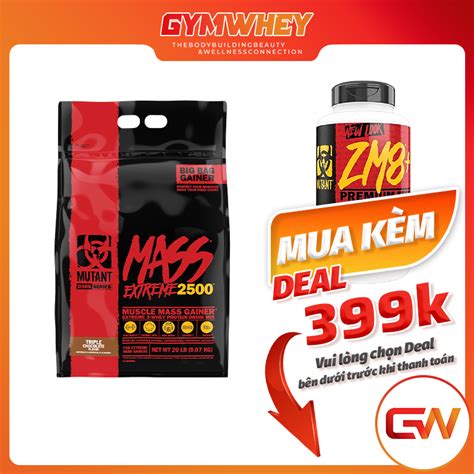 Mutant Mass Xtreme Sữa Tăng Cân Tăng Cơ Nhanh Cho Người Tập Thể Hình Shopee Việt Nam