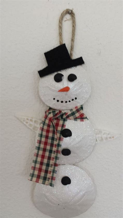 Snowman Sand Dollar Sand Dollar Snowman Ornament Beach Etsy Snowman