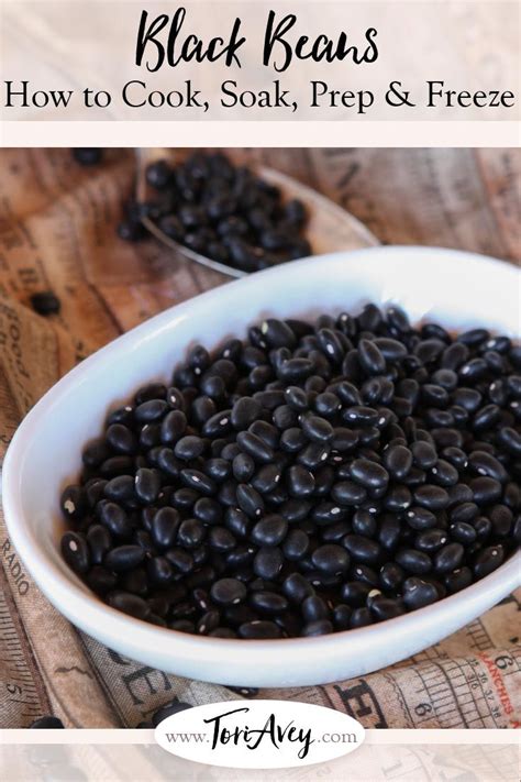 How To Soak Cook And Freeze Dried Black Beans Learn How To Cook