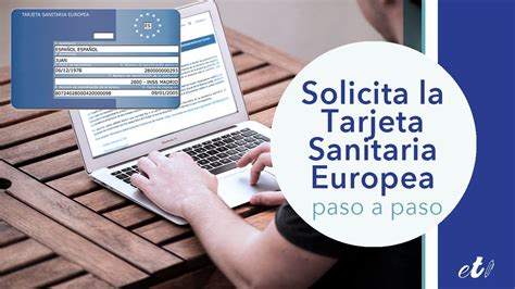 Cómo solicitar la Tarjeta Sanitaria Europea por Internet Abril 2020