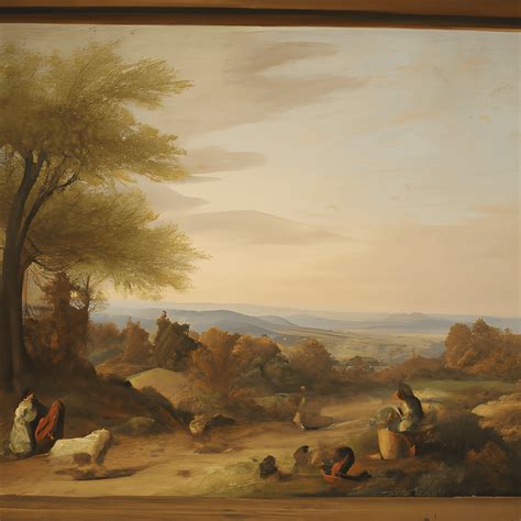 1700s French Countryside Painting · Creative Fabrica