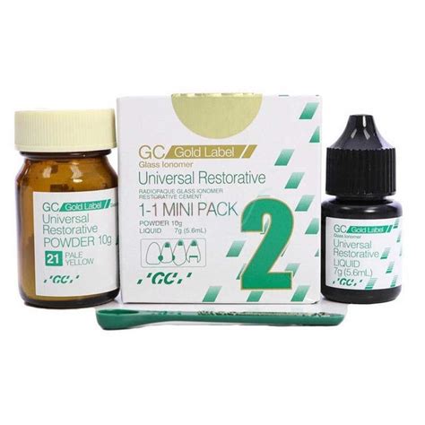 Filling Material Manual Gc Gold Label Type Mini Pack Glass Ionomer