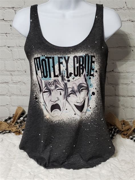 Motley Crue Tank Top Motley Crue Bleached Tank Bleached Tank Top