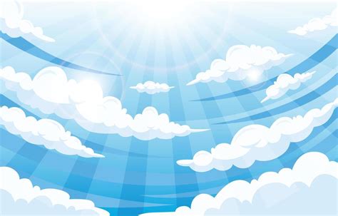 Blue Sky With Cloud And Light Background 6122434 Vector Art at Vecteezy