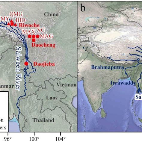 Study Region And Data Points A Map Of Cross Border Region Of The
