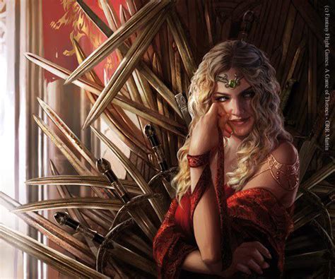 Cersei sits the iron throne by Magali Villeneuve : r/ImaginaryWesteros