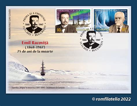 Emil Racovi De Ani De La Moarte Romfilatelia O Lume Intr Un