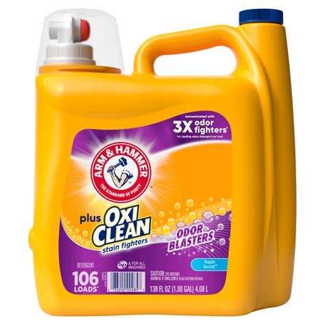 Save On Arm Hammer Fresh Burst Plus Oxi Clean Liquid Laundry