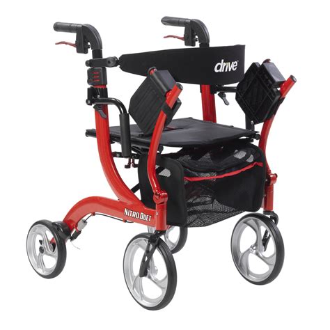 Drive Medical Nitro Duet Rollator and Transport Chair