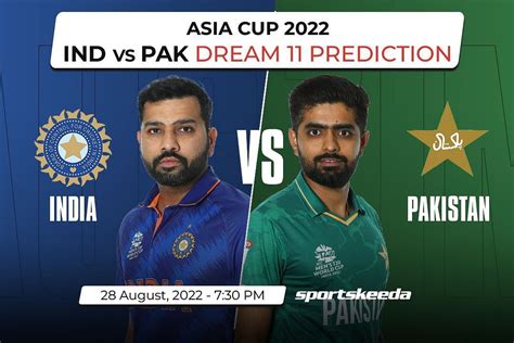 Ind Vs Pak Dream11 Prediction Fantasy Cricket Tips Todays Playing 11