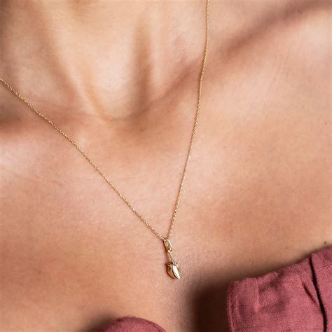 14K Gold Fuck Off Necklace Middle Finger Stud Pendant Adult Etsy