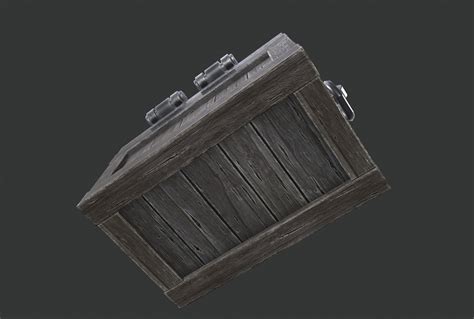 Modelo 3d Cofre De Madera Turbosquid 1418787