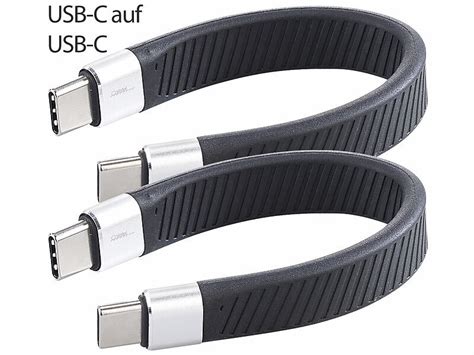 Callstel Kabel Usbc Er Set Kurze Flexible Lade Datenkabel Usb C Auf