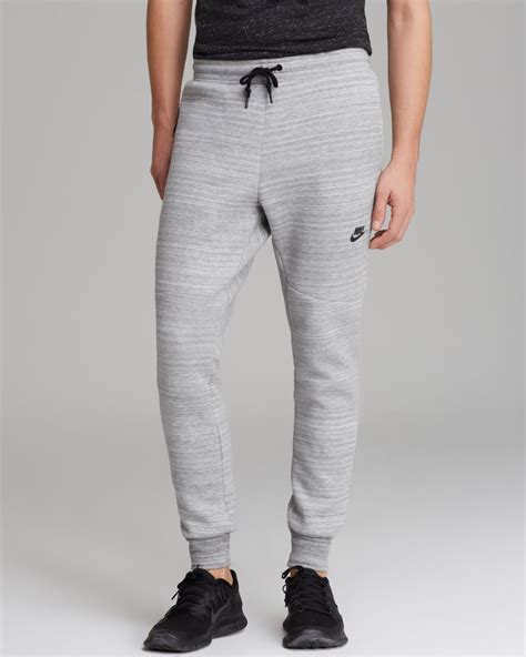 Lyst Nike Tech Pants In Gray For Men