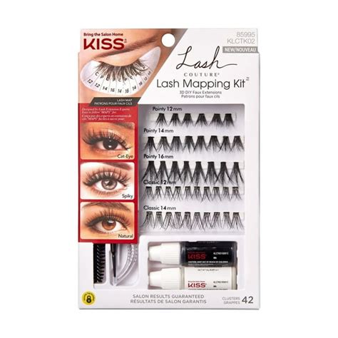 Kiss Lash Couture Lash Mapping Kit 3d Diy Faux Extensions 42