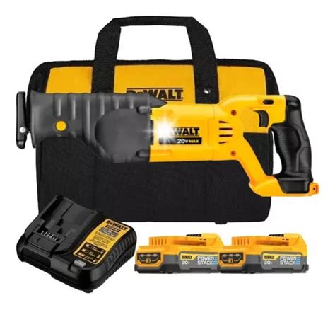 Serra Sabre Dewalt 2 Baterias 20v Powerstack Dcs380 Bolsa Frete grátis