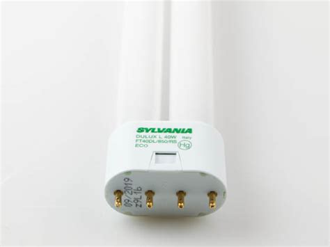 Sylvania W Pin G Bright White Long Single Twin Tube Cfl Bulb