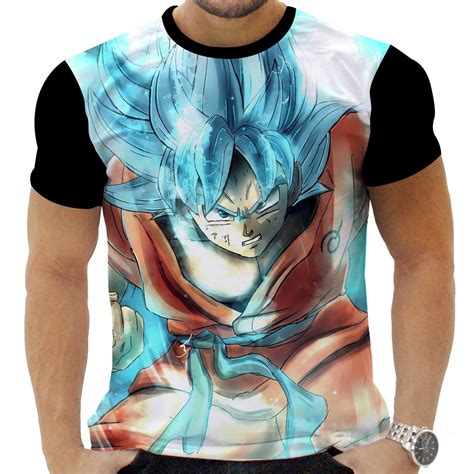 Camiseta Camisa Personalizada Anime Clássico Dragon Ball Gok