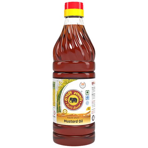 Buy Hathi Mustard Oil Pungent Flavour For Healthy Dishes Free From