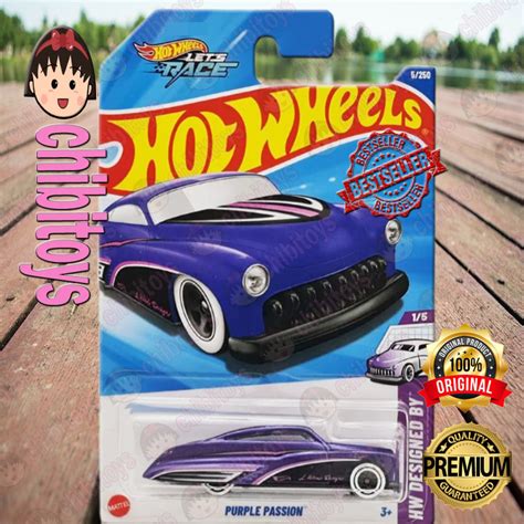 Ungu Hot Wheels Purple Passion Purple Lets Race Original Mattel Shopee Philippines