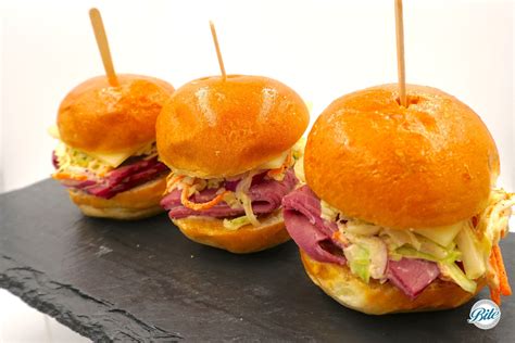 Corned Beef Sliders | Bite Catering Los Angeles