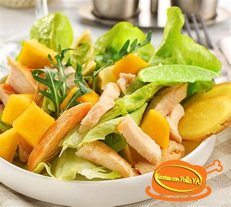 Ensalada De Pollo Con Mango Recetas Con Pollo Ya