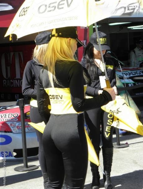 Smoking Hot Race Promoters Posing In Their Sexy Outfits Just Before The