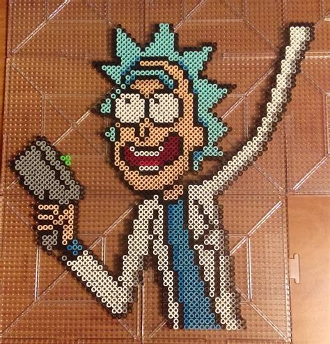 Rick And Morty Perler Bead Pattern Perler Bead Art Perler Patterns