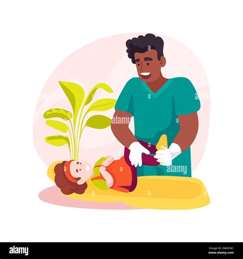 Massage Isolated Cartoon Vector Illustration Stock Vector Image And Art