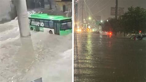 Lluvias En Monterrey Dejan Tres Muertos Y Caos Seguir Lloviendo