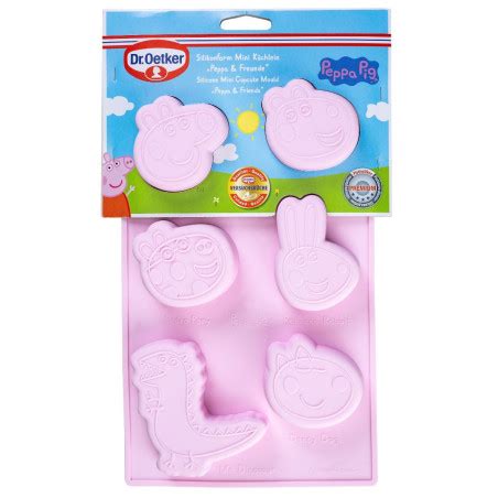 Molde silicona Peppa pig y sus amigos x6 Planète Gateau