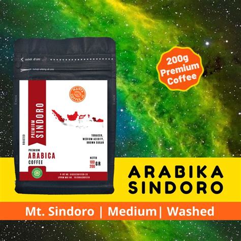 Jual Kopi Arabika Sindoro Temanggung Roasted Bean Gram Di Lapak