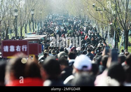 Hangzhou China Januar Luftaufnahme Einer Gro En Anzahl