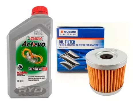 Kit Service Suzuki Gixxer Filtro Castrol Semi Ryd