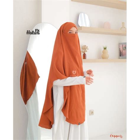 Jual Halwa French Khimar By Uzma Fk Instan Khimar Syar I Jumbo