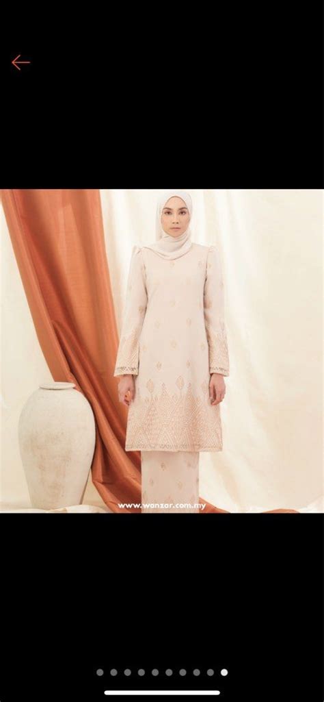 Wanzar Dareya Kurung Nude Women S Fashion Muslimah Fashion Baju