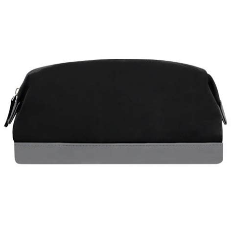 Clicks Men Toiletry Bag Black And Grey Clicks