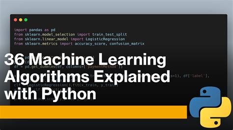 Machine Learning Algorithms With Python