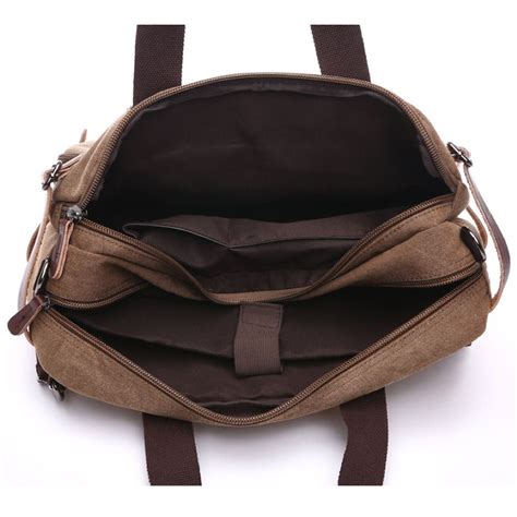 Bolsa Masculina Mensageiro Carteiro De Lona Ombro Ou Costas Zafin