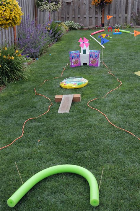 Outdoor Fun Backyard Mini Golf Course · Kix Cereal